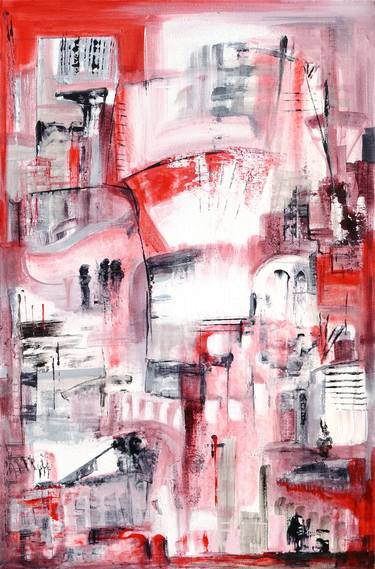 Original Abstract Paintings by Lyn Fernandez aka LAF Art