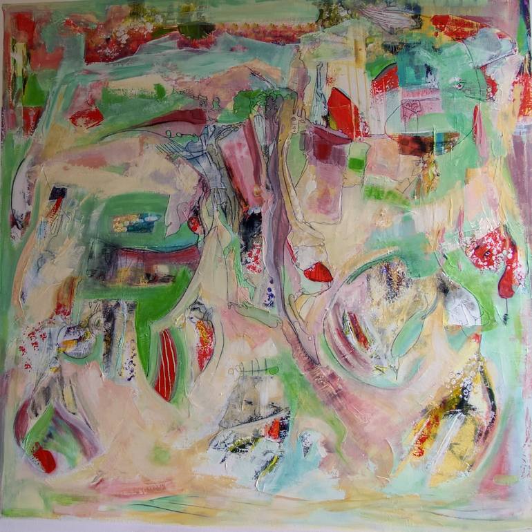 Print of Abstract Paintings by Lyn Fernandez Aka Laf Art