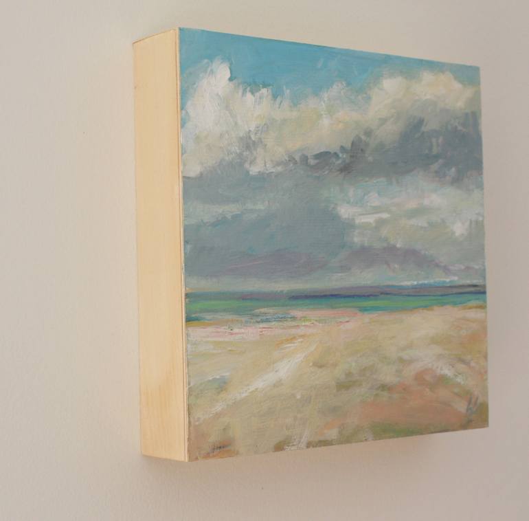 Original Impressionism Beach Painting by Gabriella Collier