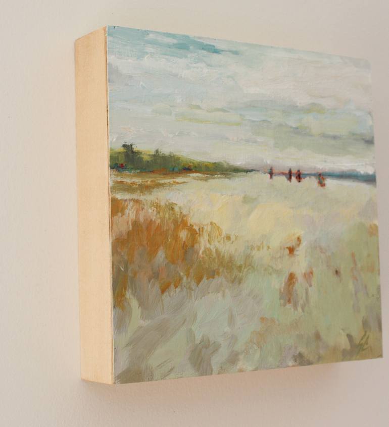 Original Impressionism Beach Painting by Gabriella Collier