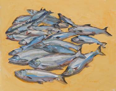 Print of Fish Paintings by dawn wagner