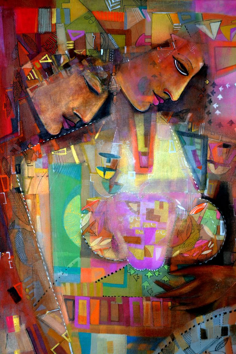 The Fragrance Painting by Madan Lal | Saatchi Art