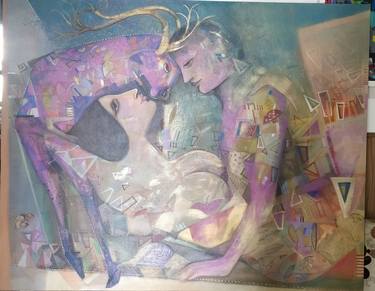 Print of Abstract Classical mythology Paintings by Madan Lal