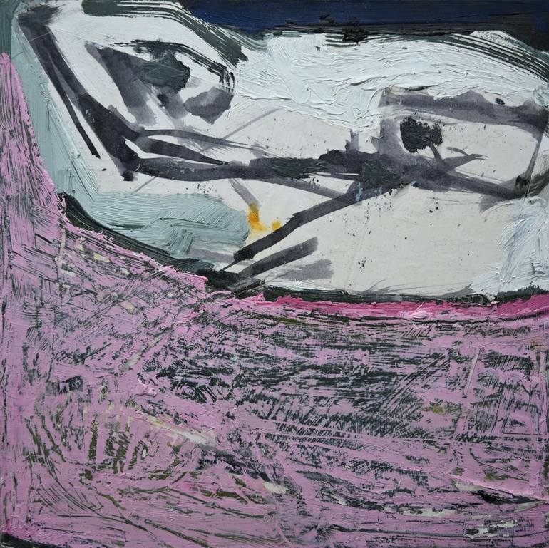 Original Abstract People Painting by Janice Sztabnik