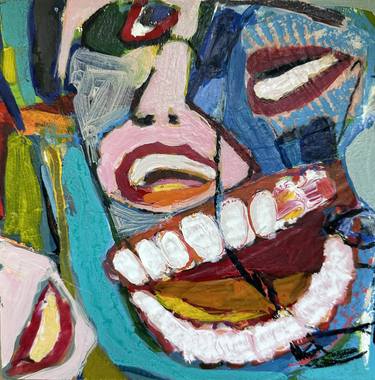 Original Abstract Body Painting by Janice Sztabnik
