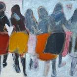 Women with Skirts, the two of us by Janice Sztabnik