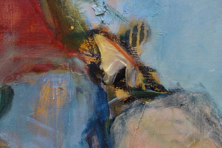 Original Abstract Expressionism Abstract Painting by Janice Sztabnik