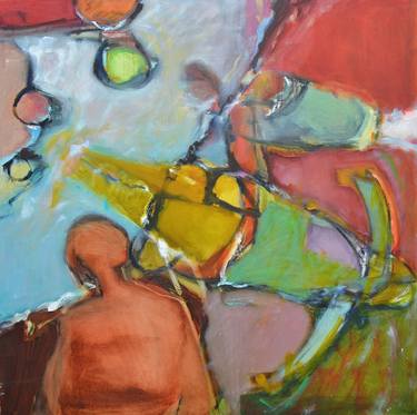 Original Abstract Expressionism Abstract Paintings by Janice Sztabnik