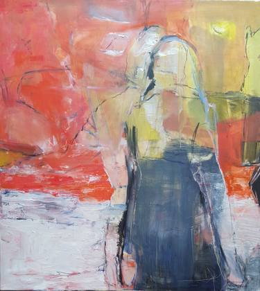 Print of Abstract People Paintings by Janice Sztabnik