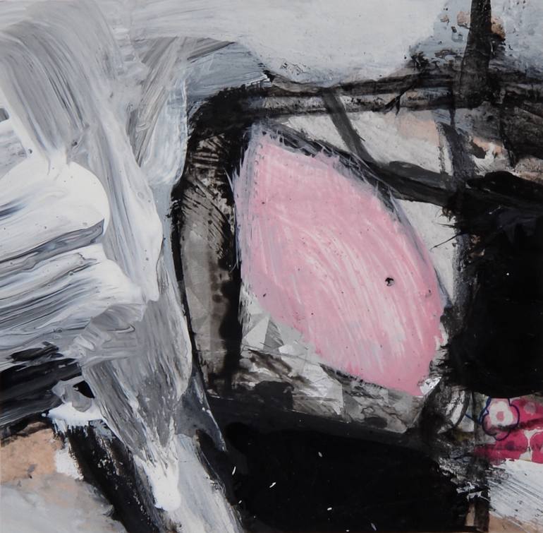 Original Abstract Expressionism Abstract Drawing by Janice Sztabnik