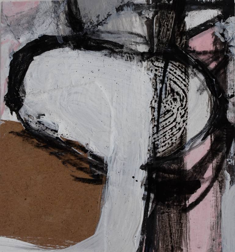 Original Abstract Expressionism Abstract Drawing by Janice Sztabnik