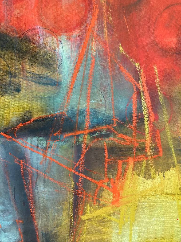Original Abstract Women Painting by Janice Sztabnik