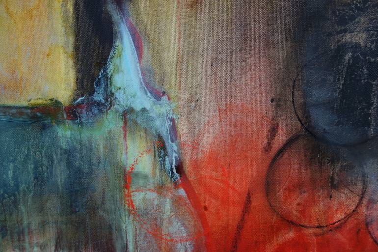 Original Abstract Women Painting by Janice Sztabnik
