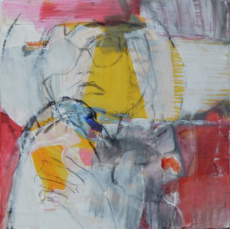 Original Abstract Women Painting by Janice Sztabnik