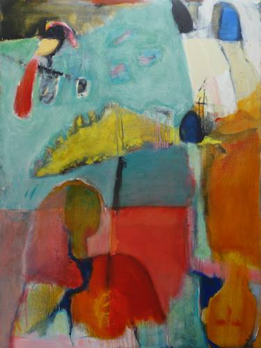 Original Abstract Women Paintings by Janice Sztabnik