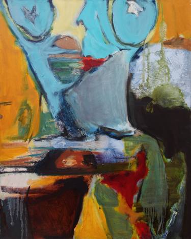 Original Abstract Women Paintings by Janice Sztabnik