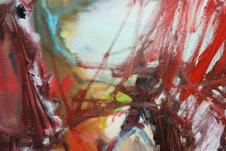 Original Abstract Women Painting by Janice Sztabnik