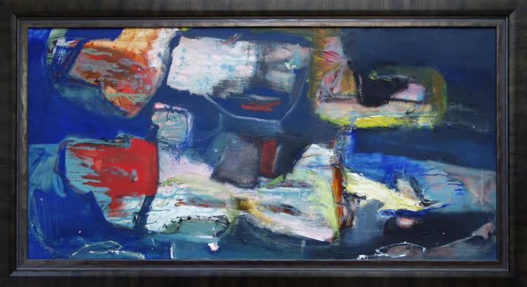 Original Abstract Women Painting by Janice Sztabnik