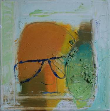 Original Abstract Men Paintings by Janice Sztabnik