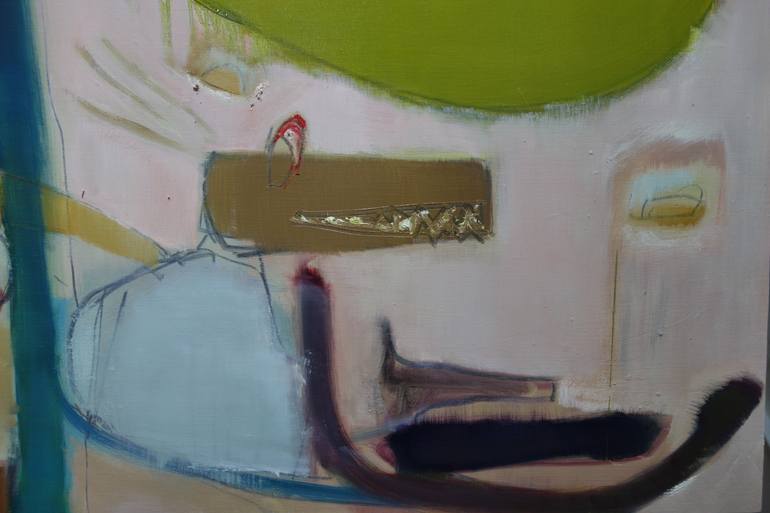 Original Conceptual Abstract Painting by Janice Sztabnik