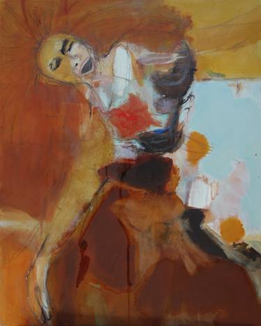 Original Abstract Women Paintings by Janice Sztabnik