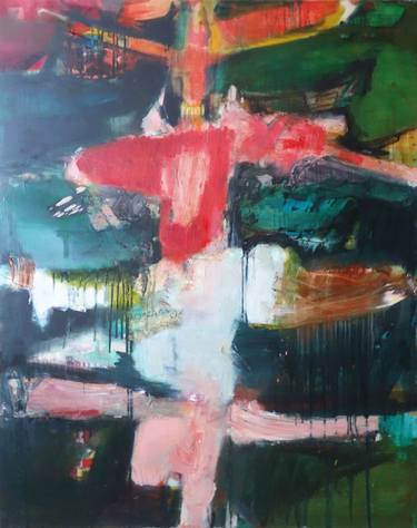 Original Conceptual Abstract Paintings by Janice Sztabnik