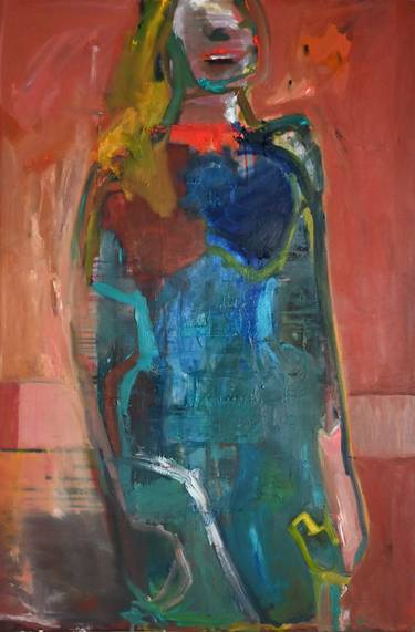 Original Abstract Expressionism Women Paintings by Janice Sztabnik