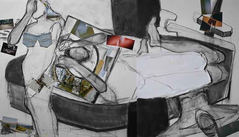 Original Abstract Women Paintings by Janice Sztabnik