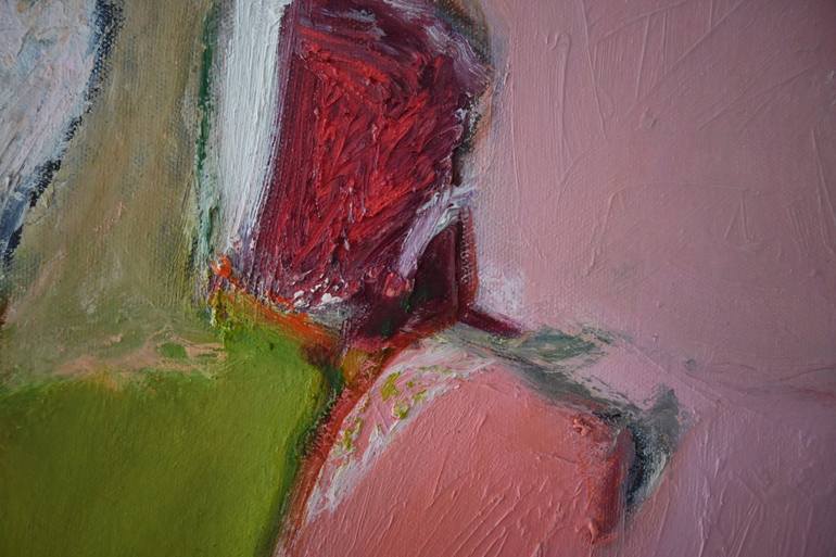 Original Abstract Women Painting by Janice Sztabnik