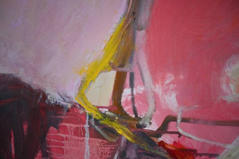 Original Abstract Women Painting by Janice Sztabnik