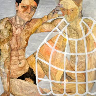 Original Conceptual Nude Painting by Nikkie To