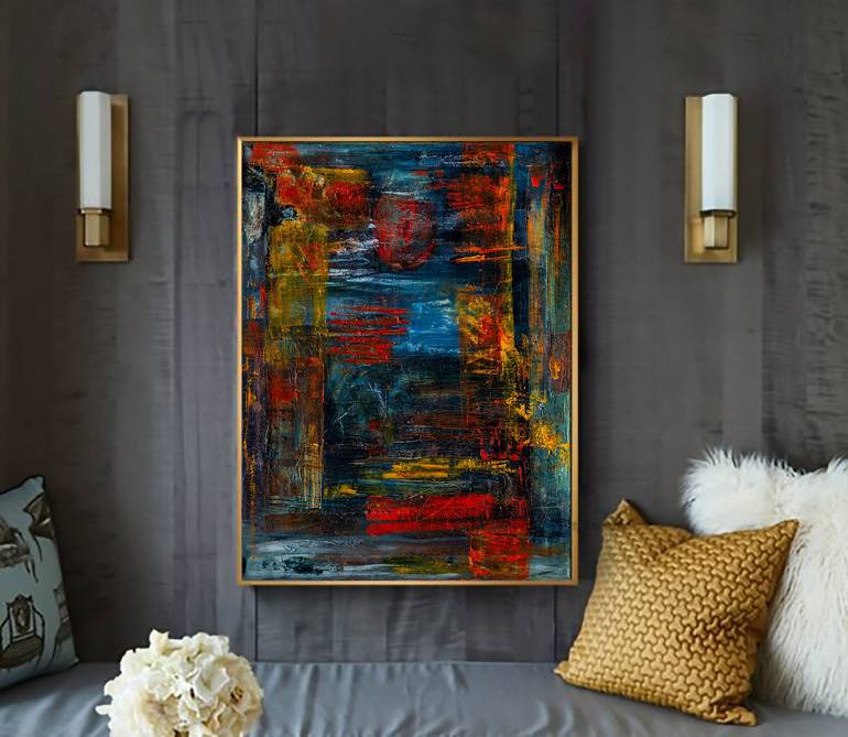 Original Abstract Painting by Veronika Unuchko