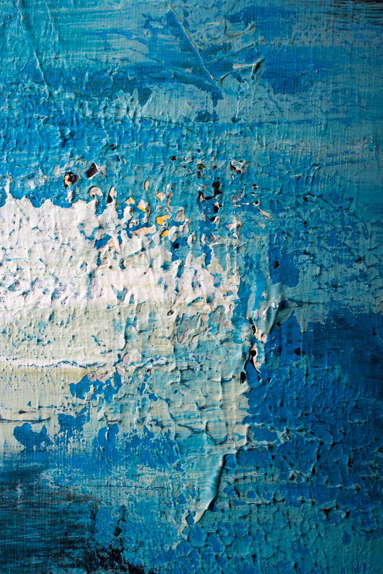 Original Abstract Seascape Painting by Veronika Unuchko