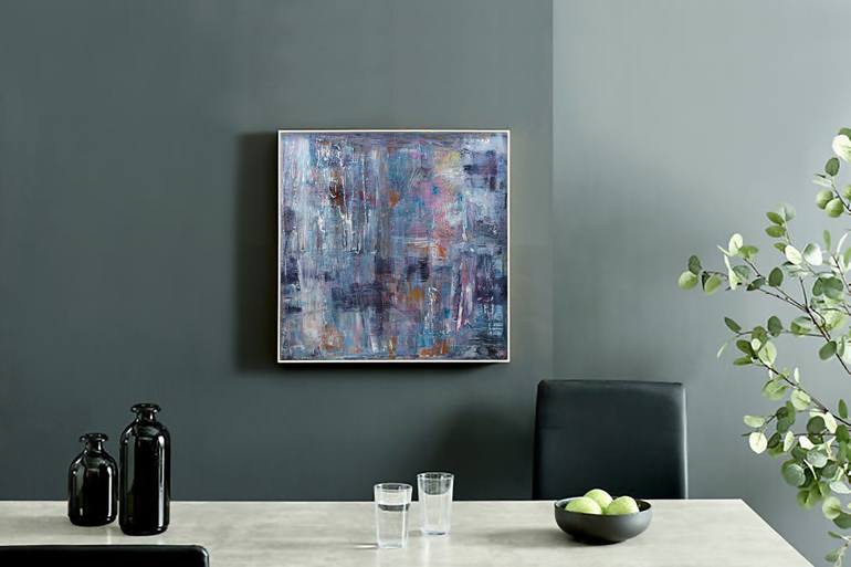 Original Minimalism Abstract Painting by Veronika Unuchko