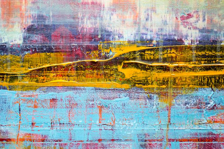 Original Abstract Expressionism Abstract Painting by Veronika Unuchko
