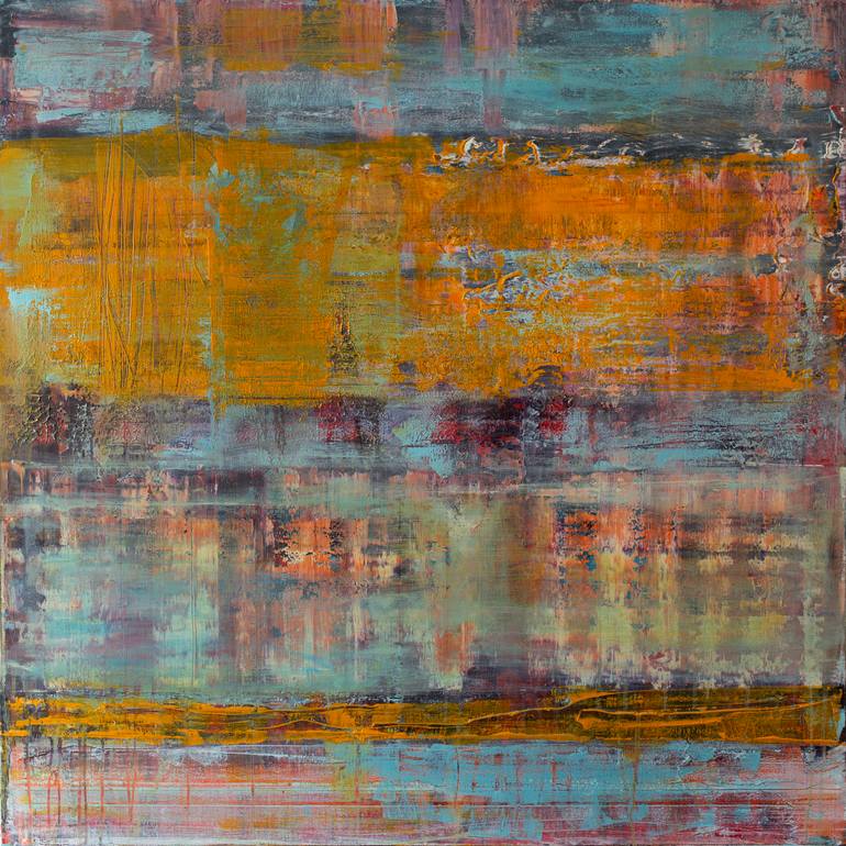 Original Abstract Expressionism Abstract Painting by Veronika Unuchko