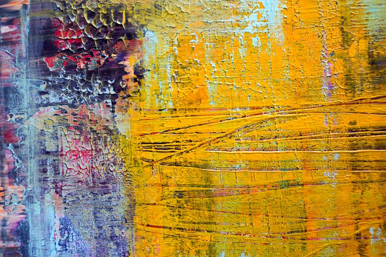 Original Abstract Expressionism Abstract Painting by Veronika Unuchko