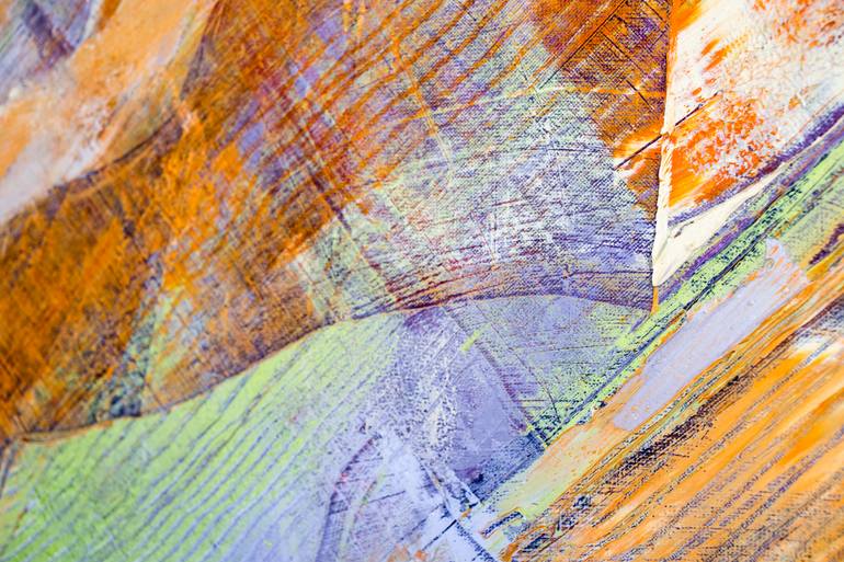 Original Abstract Expressionism Abstract Painting by Veronika Unuchko