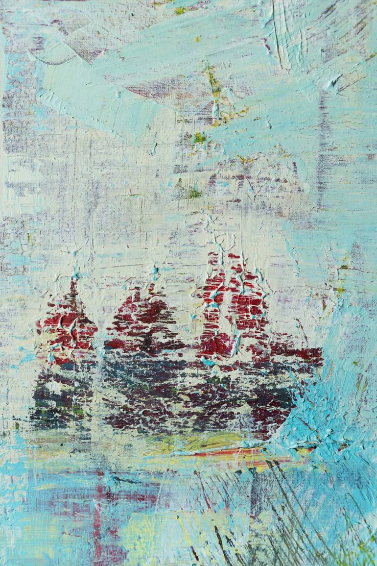 Original Abstract Expressionism Abstract Painting by Veronika Unuchko