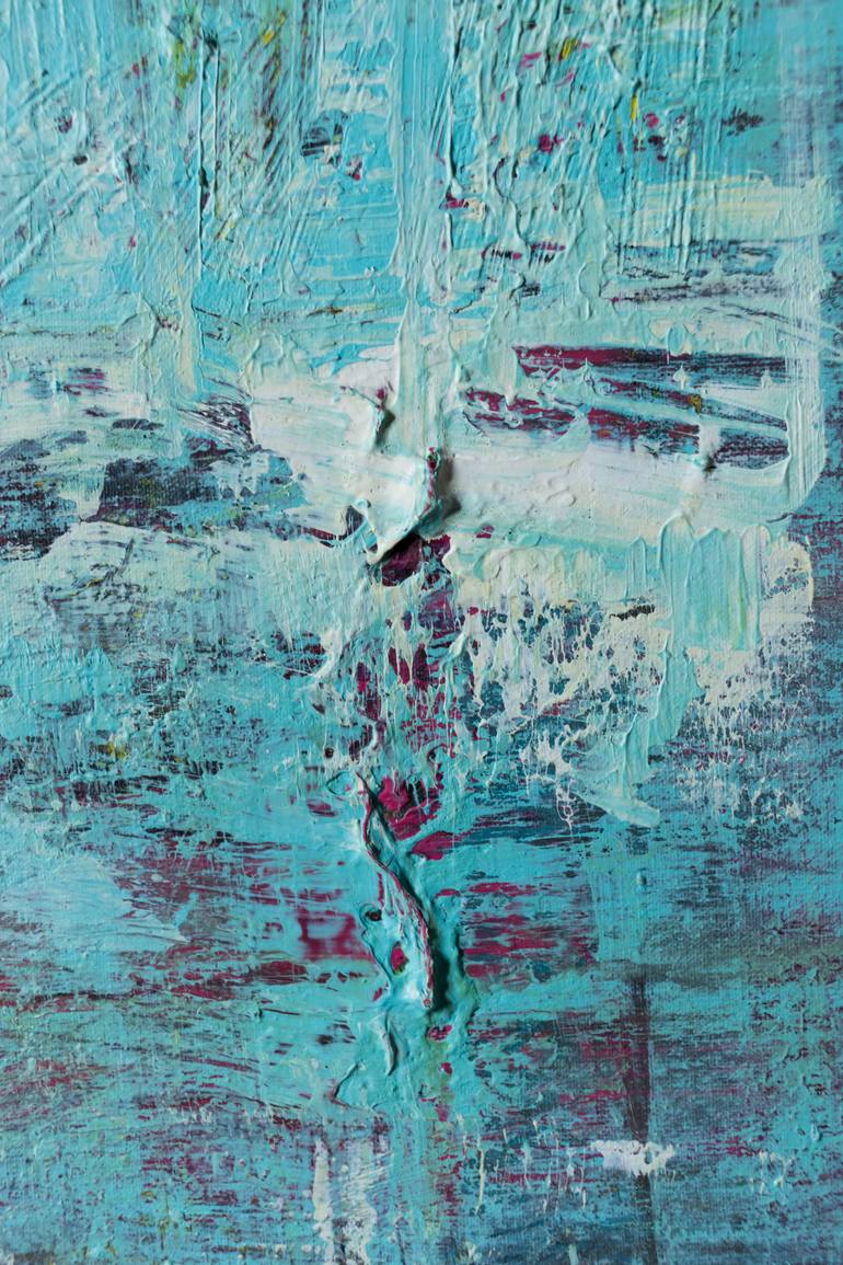 Original Abstract Expressionism Abstract Painting by Veronika Unuchko