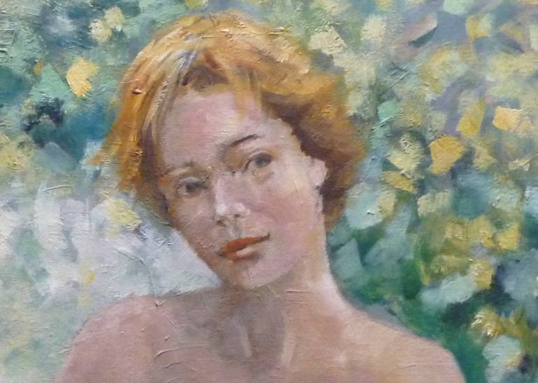Original Figurative Nude Painting by Bart Buijsen