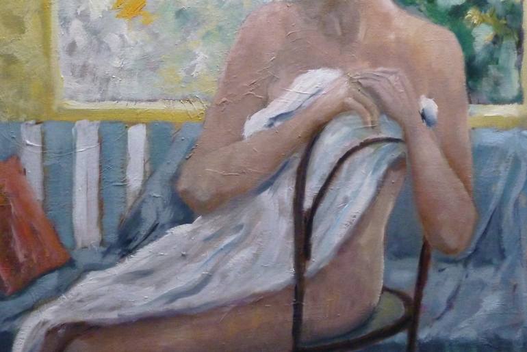 Original Figurative Nude Painting by Bart Buijsen