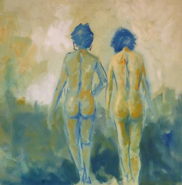 Print of Figurative Nude Paintings by bart buijsen
