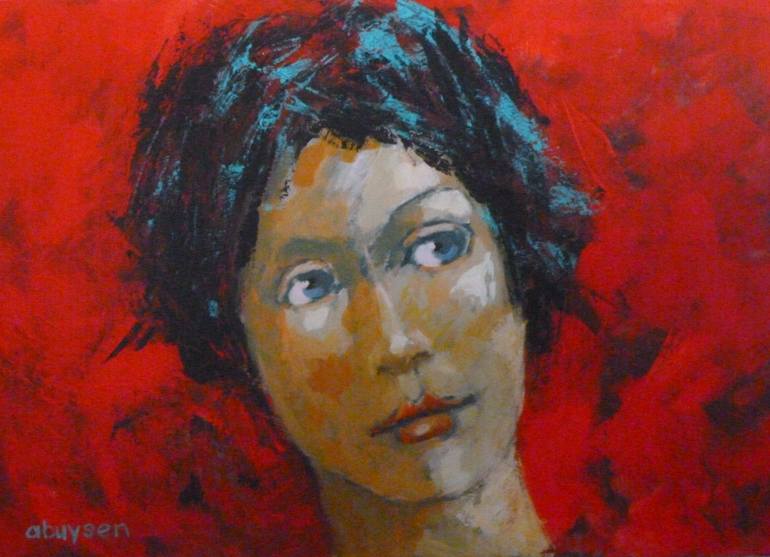 Original Figurative People Painting by Bart Buijsen