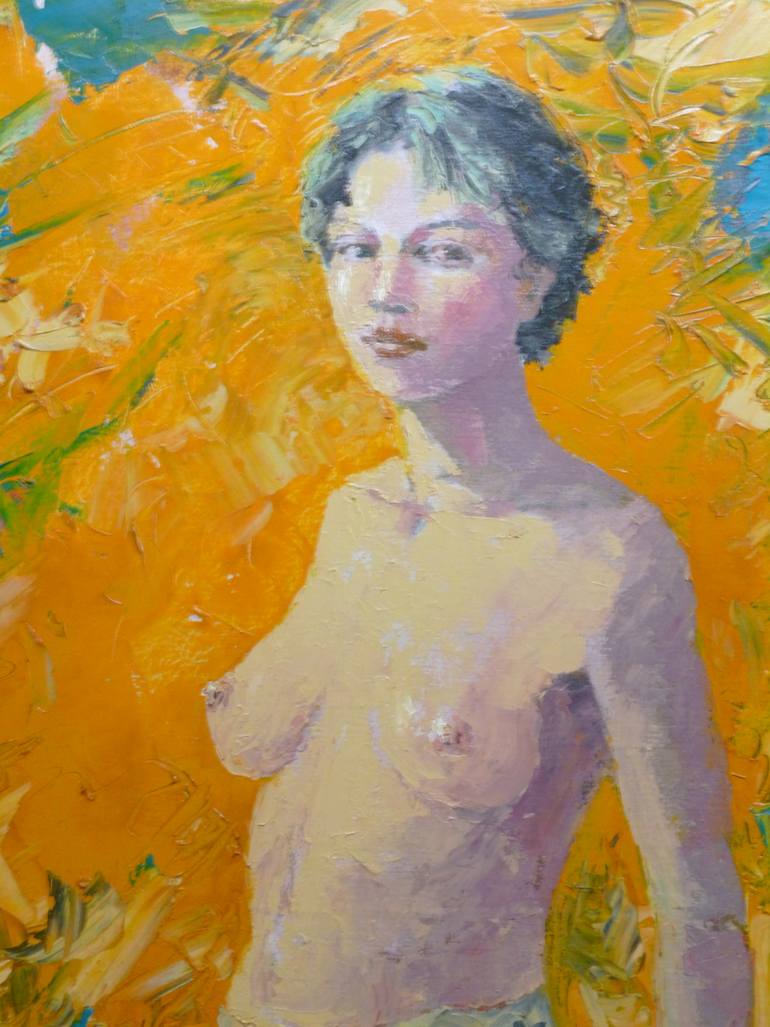 Original Figurative Nude Painting by Bart Buijsen