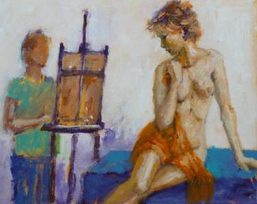 Print of Figurative Nude Paintings by bart buijsen