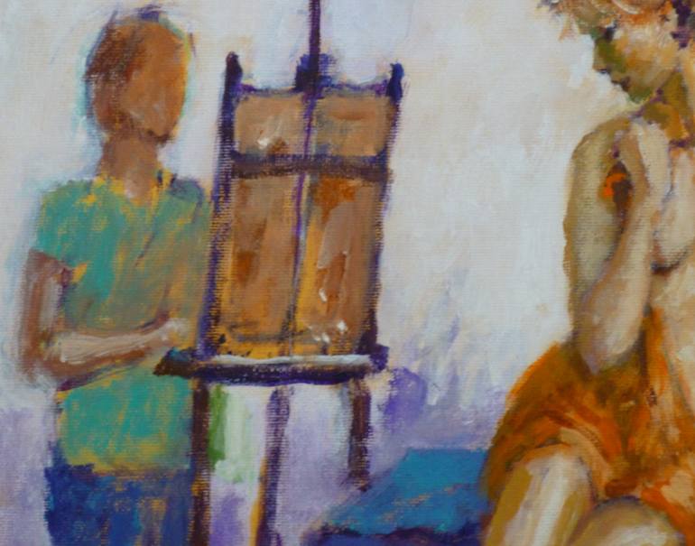 Original Figurative Nude Painting by Bart Buijsen