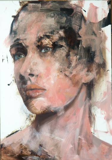 Print of Figurative Women Paintings by Paolo Damiani