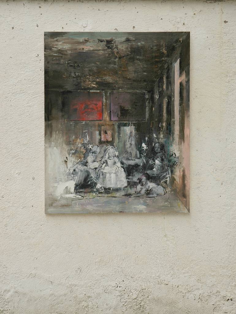 Original Figurative Interiors Painting by Paolo Damiani