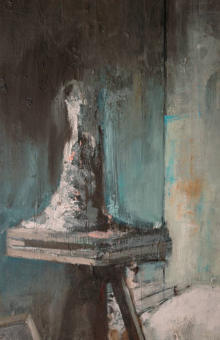 Original Figurative Interiors Painting by Paolo Damiani